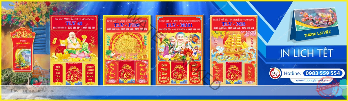 In Bìa Lịch Treo Tường